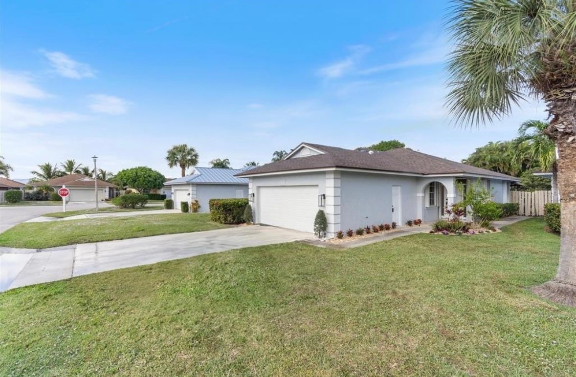 Renovated residential exterior in South Florida
